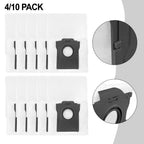 10 Pack Roller Replacement Dust Bags for MOVA S70