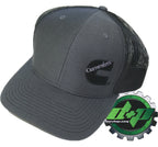 Cummins Trucker Hat for Trucks (Charcoal Gray/Black Mesh)