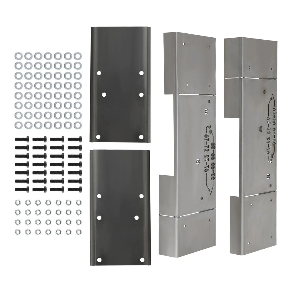 Frame Shortening Kit for GMC C10 (1963–1972) - 1/4" Heavy Plate