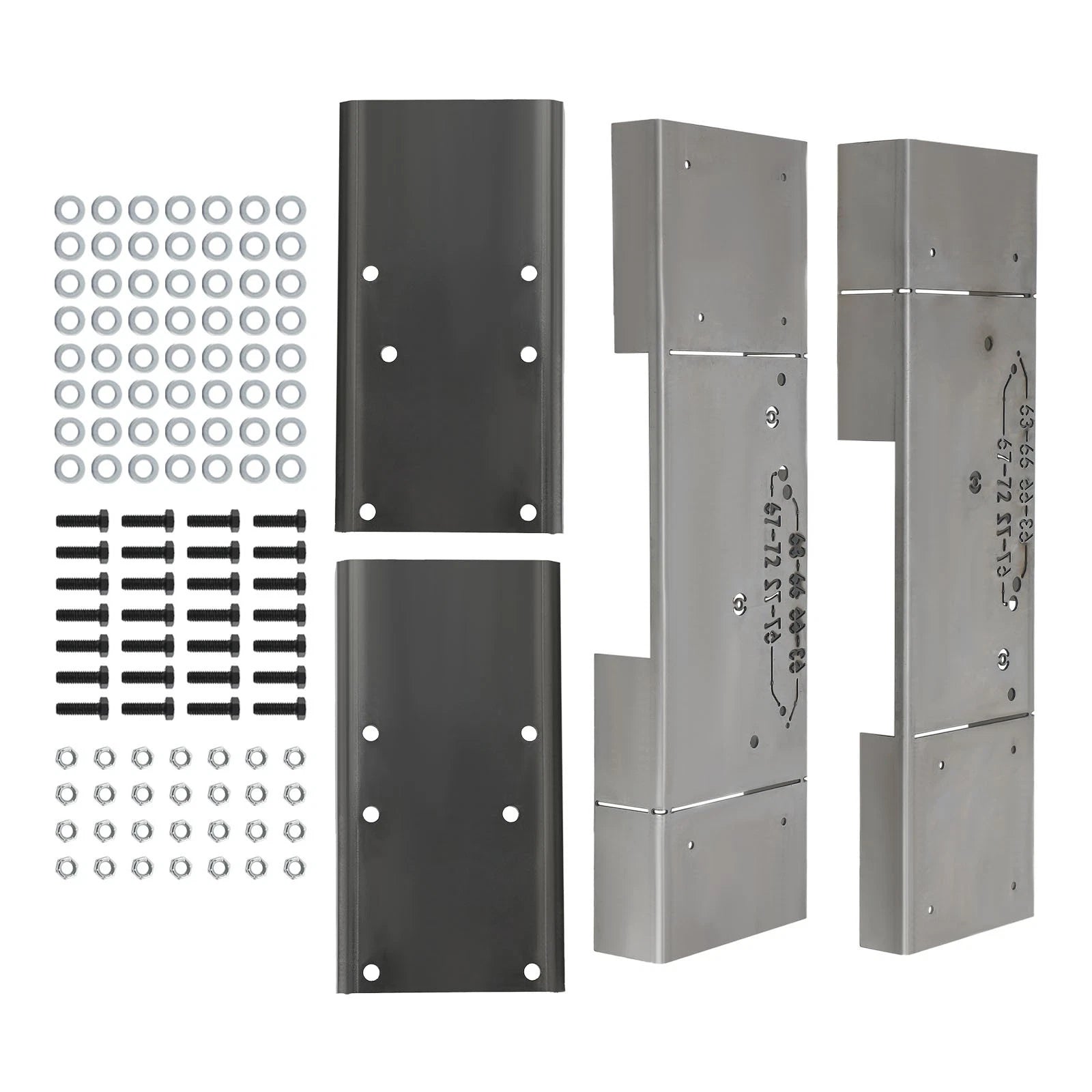 Frame Shortening Kit for GMC C10 (1963–1972) - 1/4" Heavy Plate