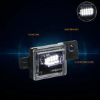 2X Waterproof White LED License Plate Lights for Silverado/Sierra (2014–2019)