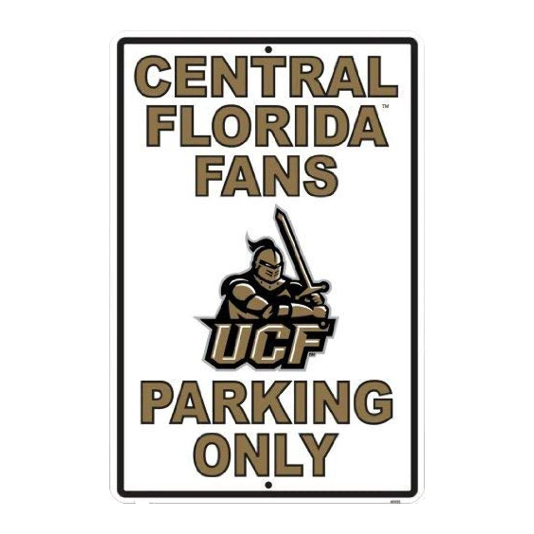 Central Florida Fans UCF Parking Only Tin Sign