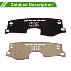 Dashboard Dash Cover Mat for Lexus NX200T/NX300/NX300h (2014–2020) Black Red