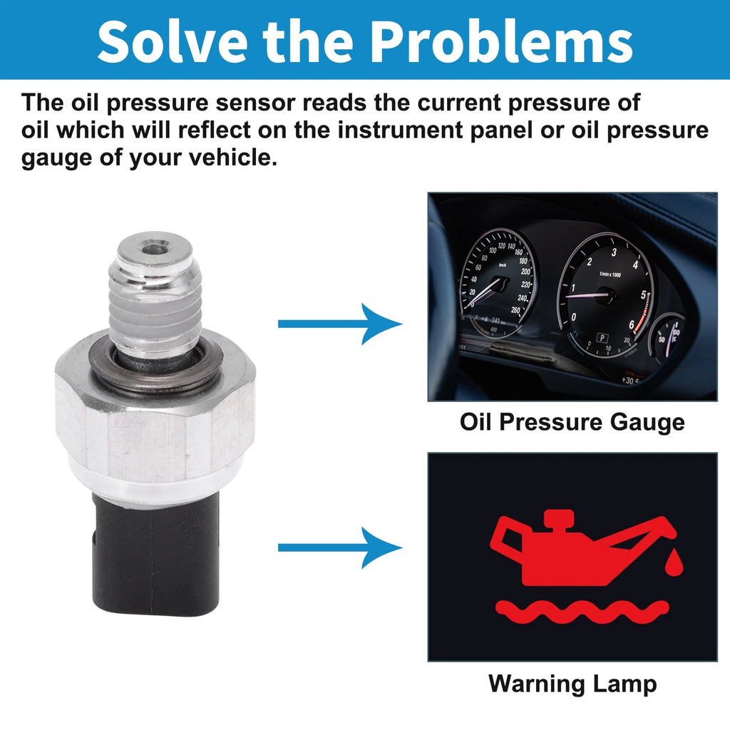 Engine Oil Pressure Sensor for Buick Allure (2009) - 12630433, 12659289, 12661808