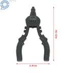 1/4 Pop Rivet Gun Kit for Multi-purpose Use (200 Rivets, 5 Heads)