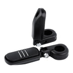 Matte Black 1.25" Highway Bar Footpegs for Harley Sportster XL 883 1200 (2004-2023)
