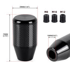 Carbon Fiber Trim Manual Gear Shift Knob for Universal Fit (All Years)