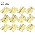 20pcs Mini Hinge for Dollhouse Jewelry Chest (16x13mm)