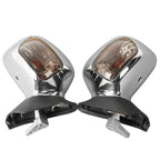 Rearview Mirrors with Turn Signal Lens for Honda Goldwing GL1800 (2001-2017)