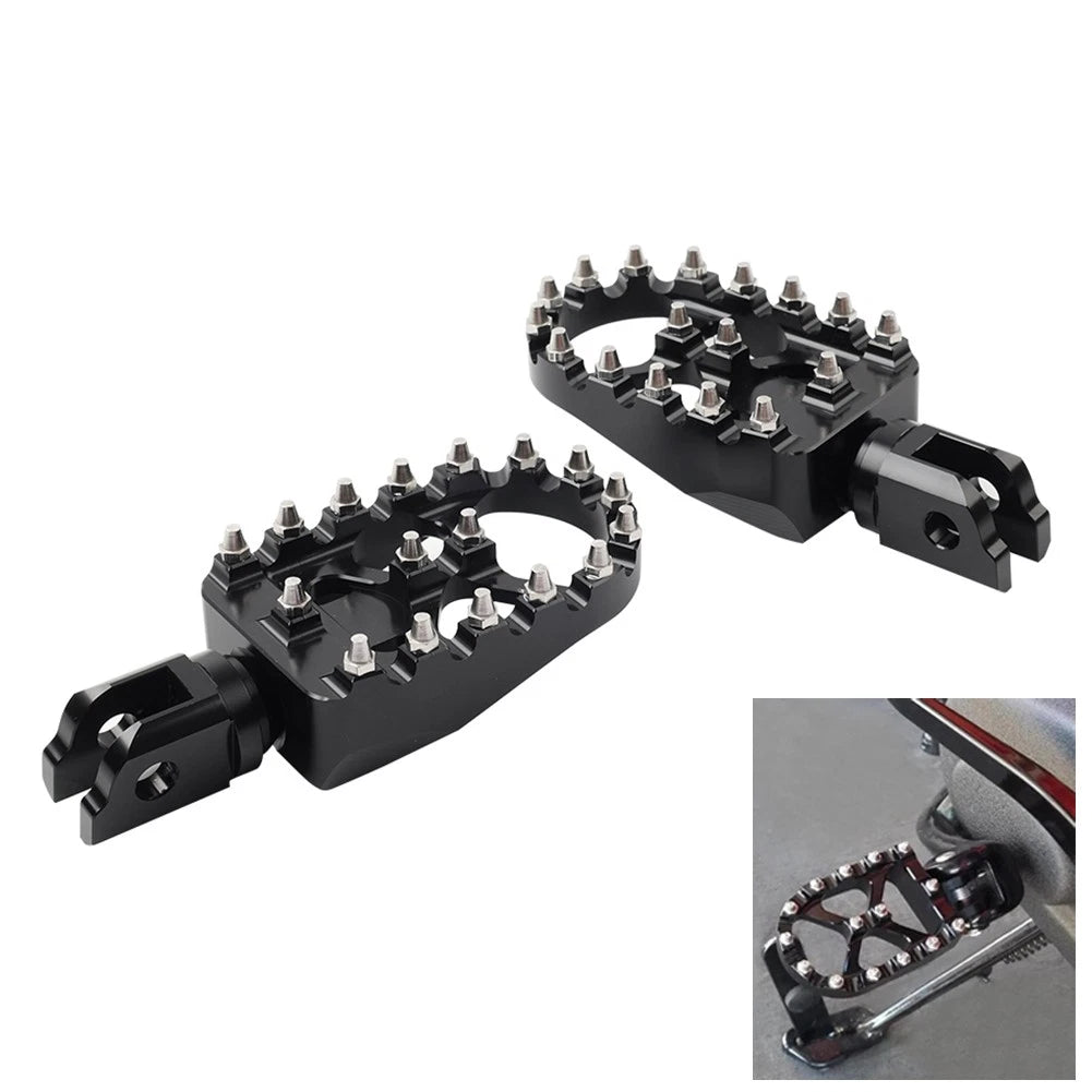 Front Black Rider Pedal for Harley FXBB FXLR FXLRS FXLRST FXST FLSB FXBR FXBRS (2018–2023)