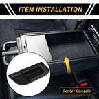 Center Console Organizer Tray for Ford Maverick (2022–2024) Black
