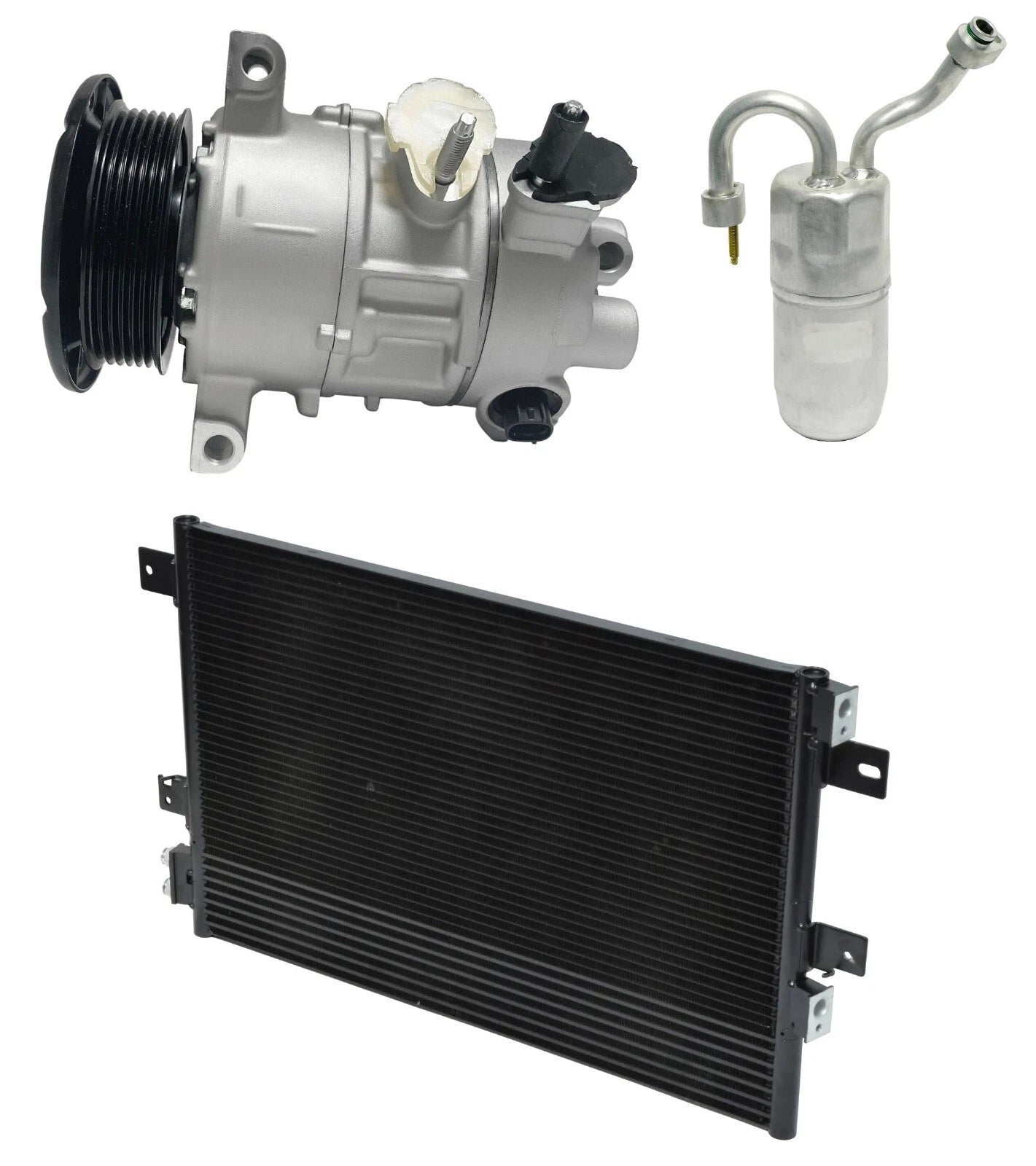 A C Compressor Kit with Condenser for Dodge Caliber 2007-2008