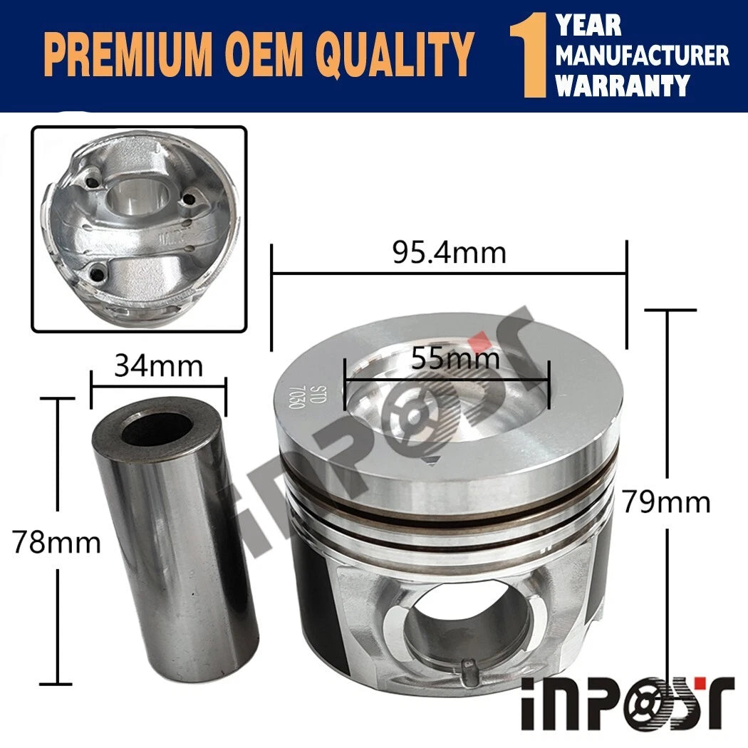 Overhaul Rebuild Kit for Isuzu 4JJ1 4JJ1T NPR NQR NHR NKR ELF (2000–2023)