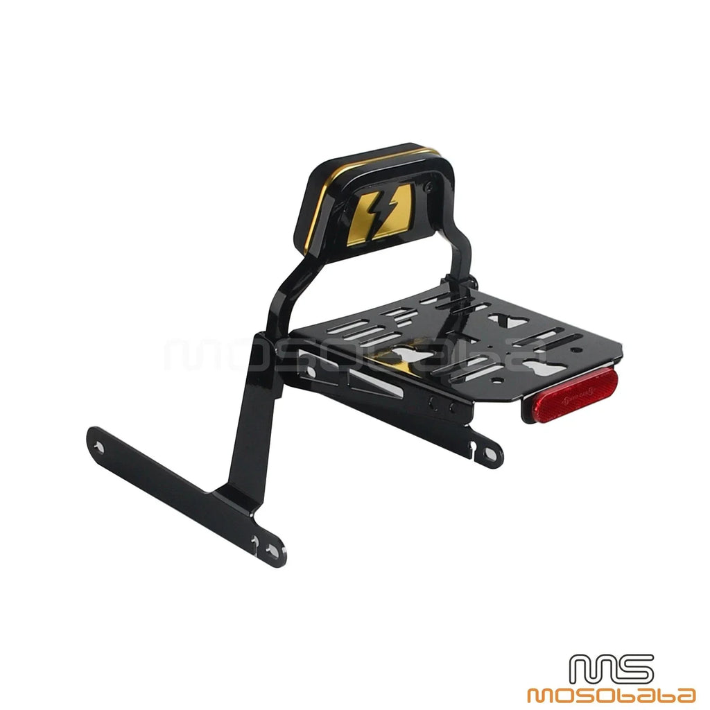 Low Profile Luggage Rack Sissy Bar for Dyna Wide Glide FXDWG (2006-2009, 2015-2017)