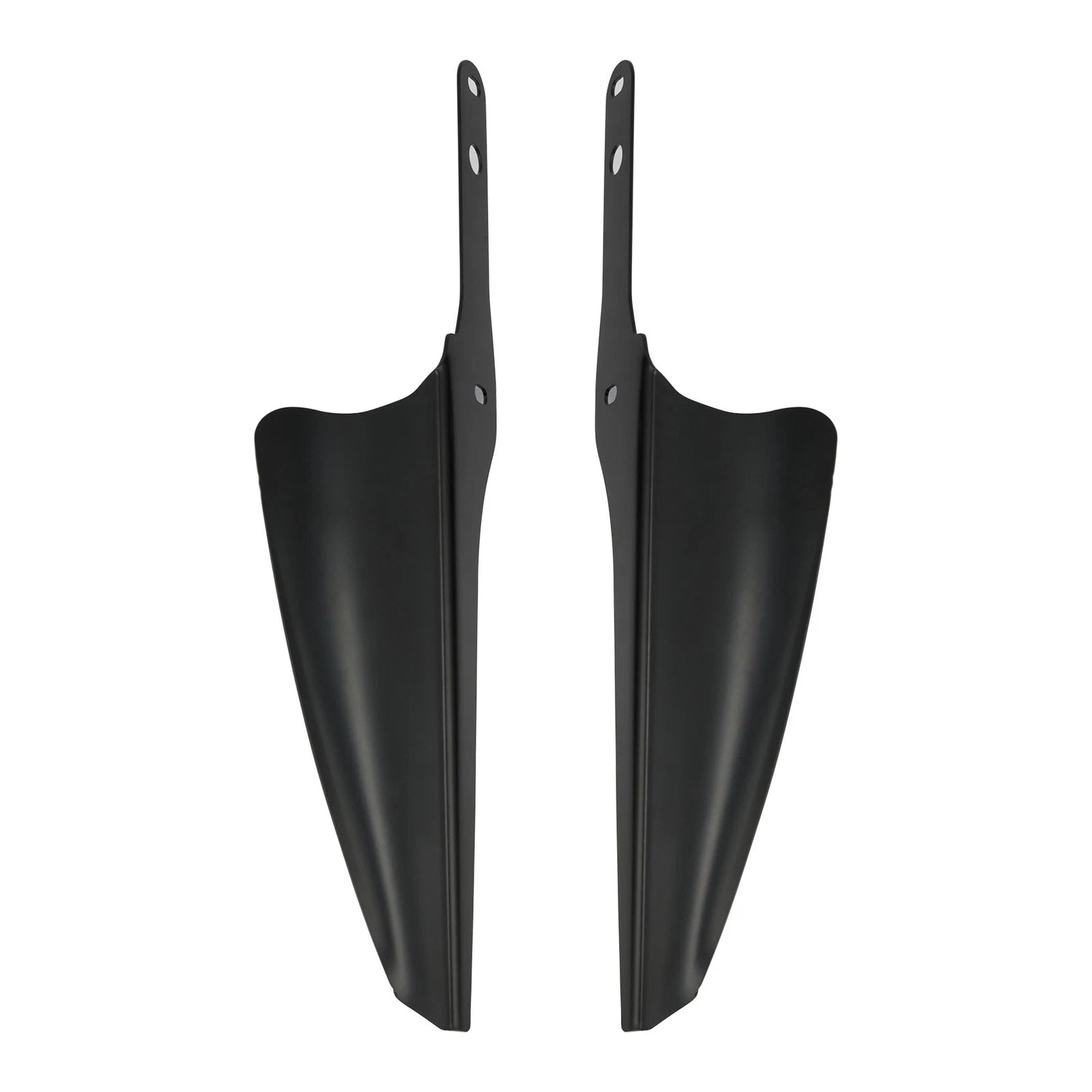 Black Front Fork Mount Wind Deflector for Harley Touring (1995–2023)