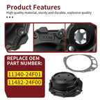 Clutch Cover for Suzuki Hayabusa GSX1300R (1999–2020) GSX1300RA (2013–2019) GSX1300RZ (1999–2007)
