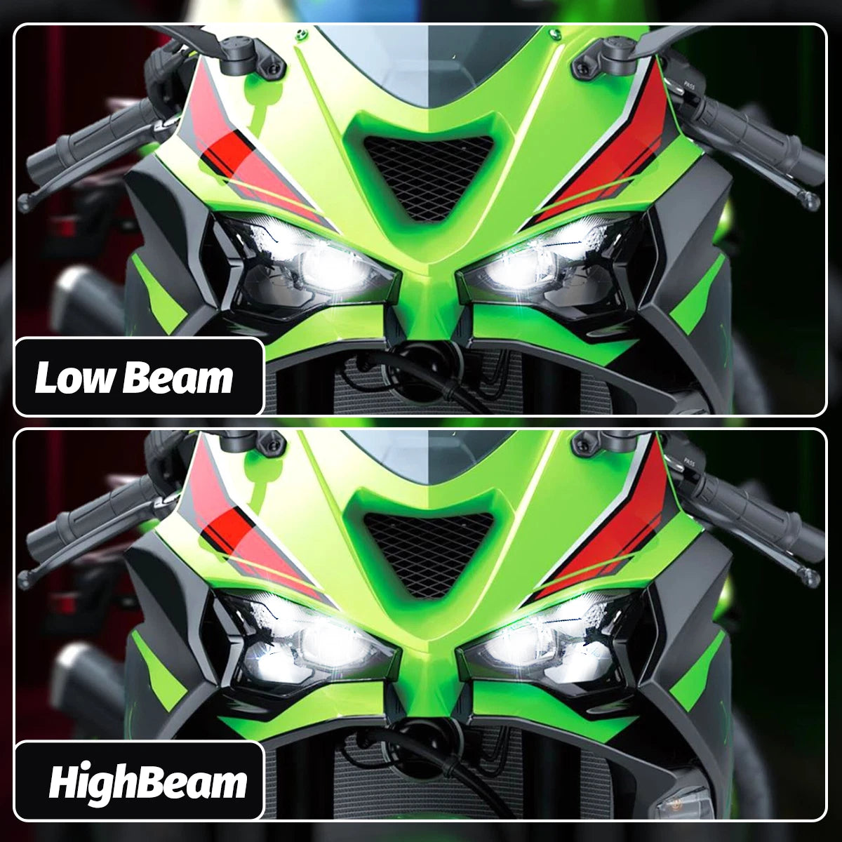 Front Headlight Assembly for Kawasaki Ninja ZX6R (2024–2025) ZX636