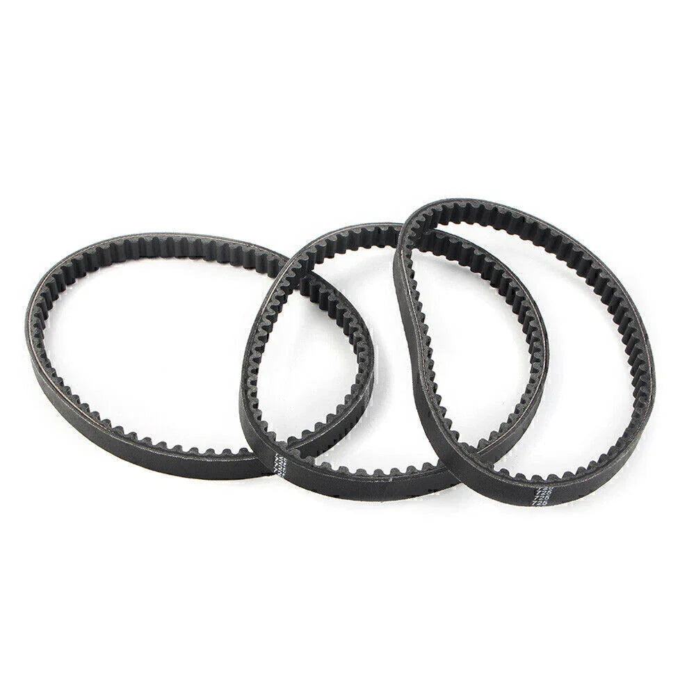 3 Pcs Go Kart Drive Belts 725 for 30 Series Torque Converter