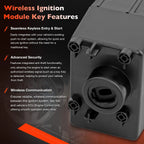 Wireless Ignition Module Switch Kit for Chrysler Dodge Ram Jeep (2008-2011)