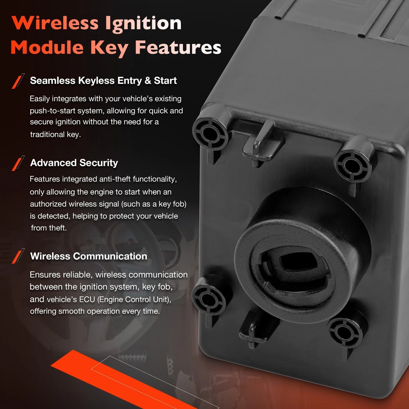 Wireless Ignition Module Switch Kit for Chrysler Dodge Ram Jeep (2008-2011)