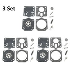 Set of 3 Carburetor Rebuild Kits for Stihl MS651 MS661 (1144-007-1701)