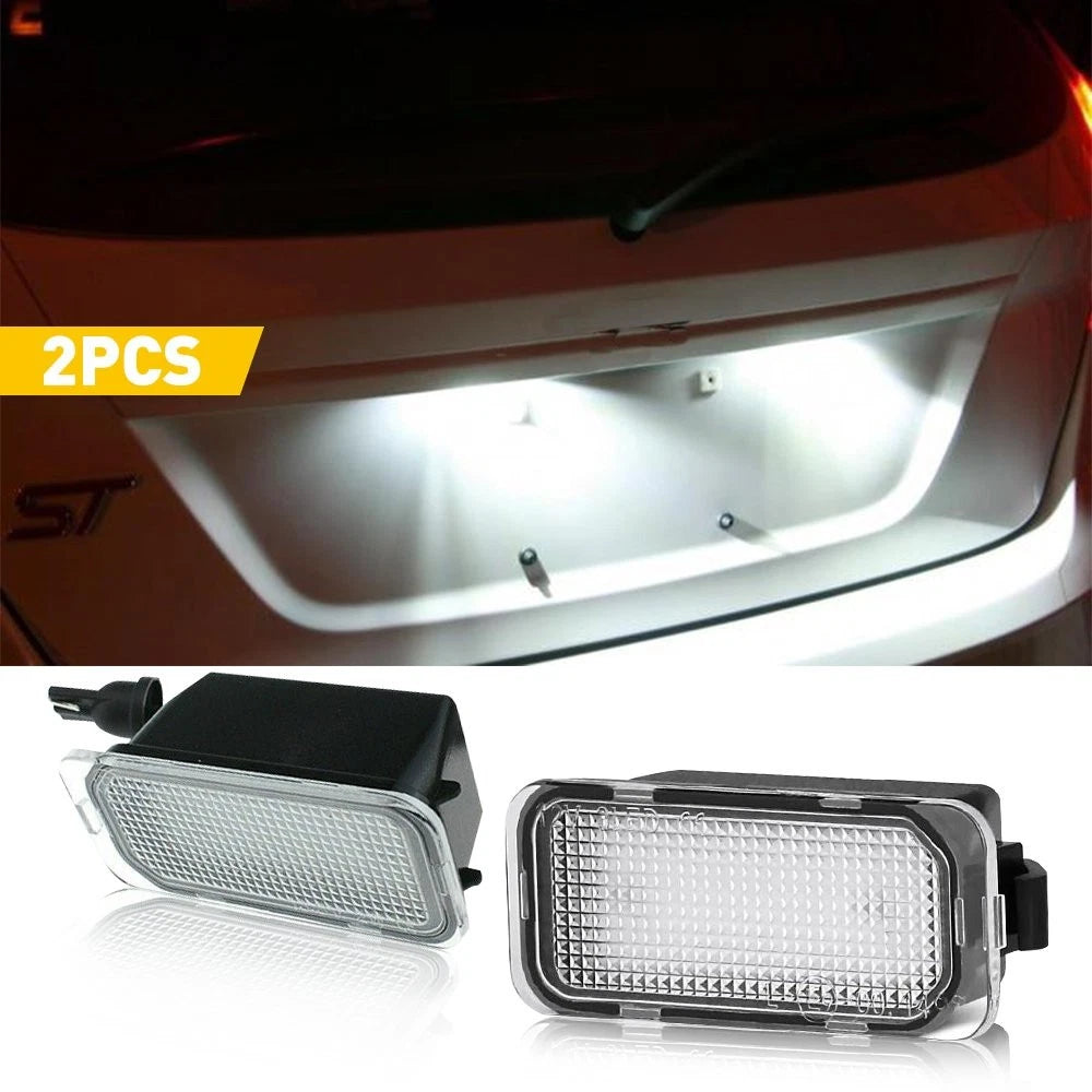 Full LED License Plate Light for Ford Ranger C-Max Edge EcoSport Transit (2015–2023)