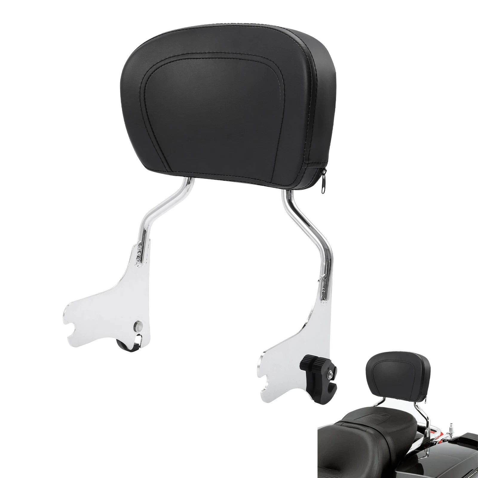 Passenger Backrest Sissy Bar for Harley Road King Electra Glide (1997–2008)