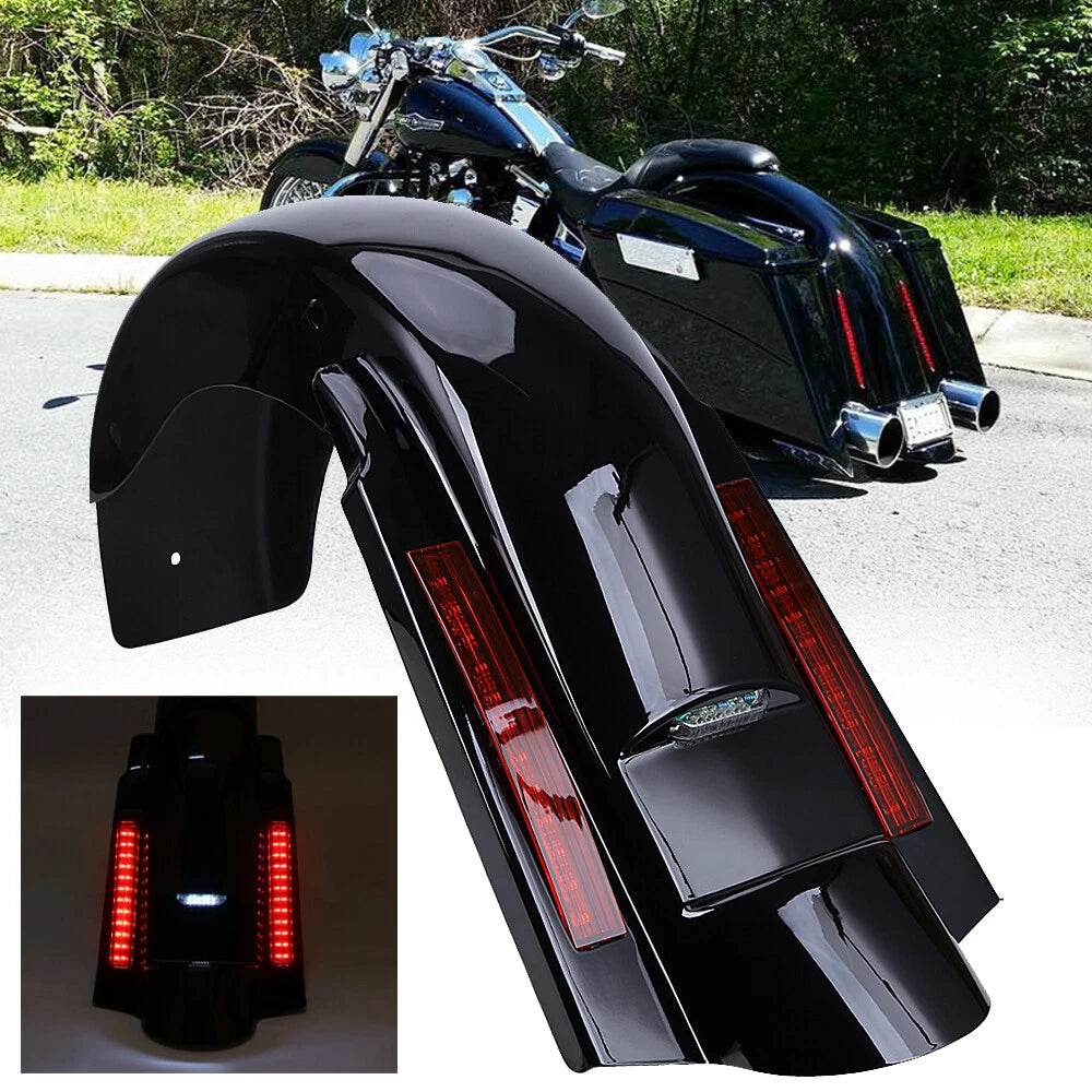 CVO 4" Stretched Extended Rear Fender LED Light for Harley Touring (1993–2008)