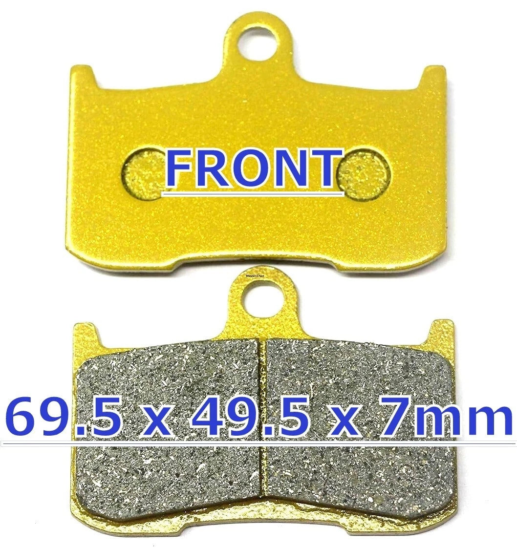 MC Front Rear Brake Pads for Kawasaki Z900 (2017–2024)