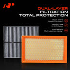 Engine & Active Carbon Cabin Air Filter for Subaru Forester (2004-2008)