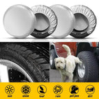 Set of 4 Wheel Tire Covers for RV Truck Car (27" to 29" Diameter) EXV