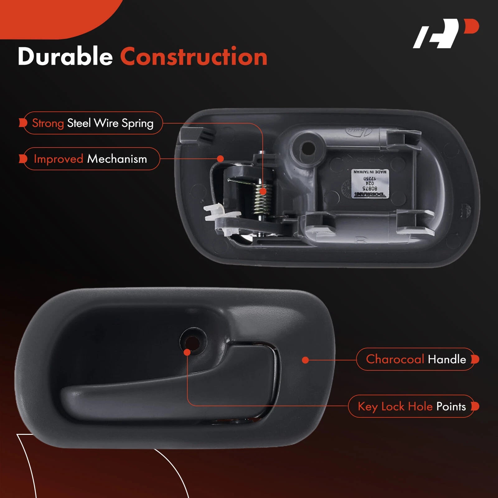 Charcoal Interior Door Handle for Honda Civic