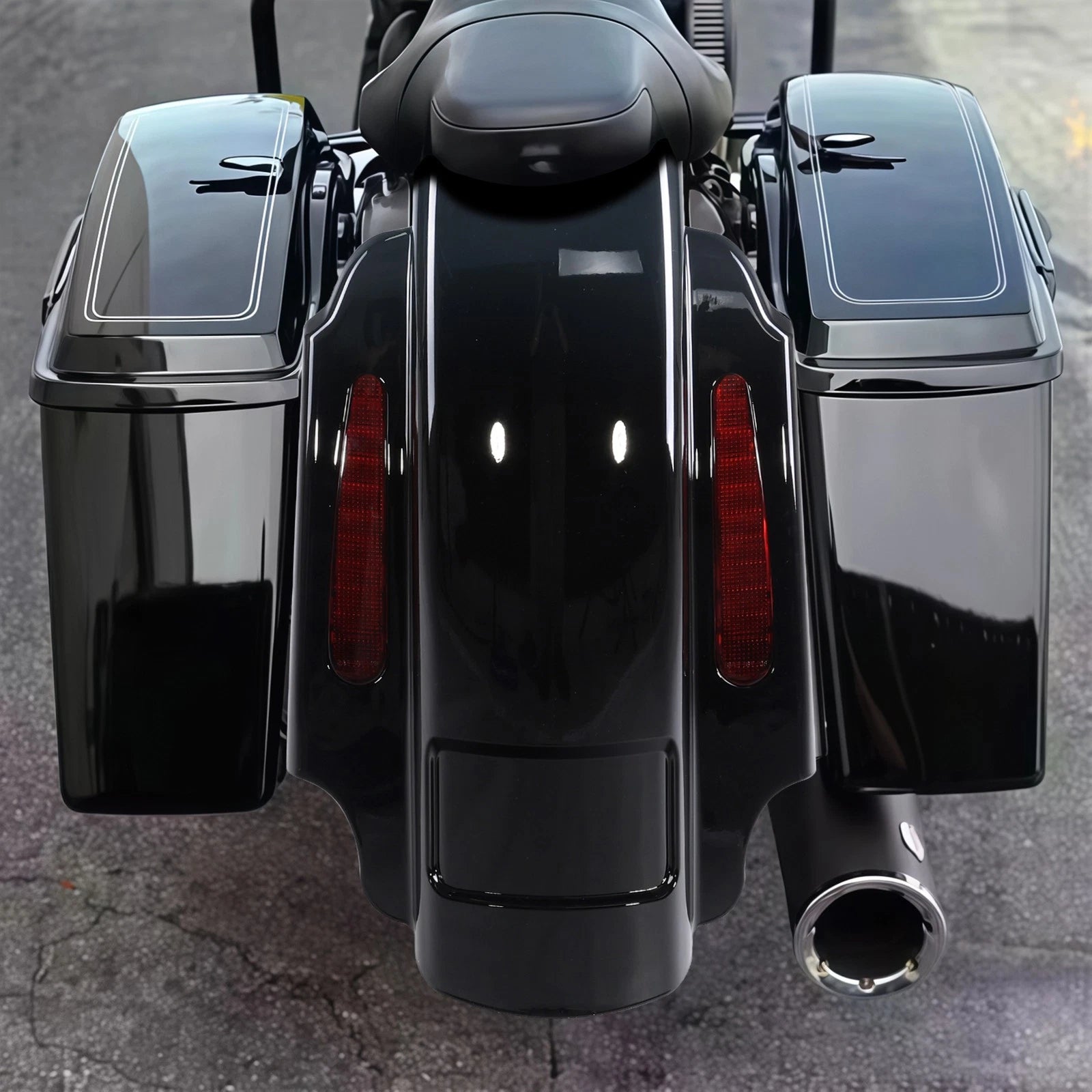 LED Rear Fender System for Harley Electra Road Street Glide (1993–2008)