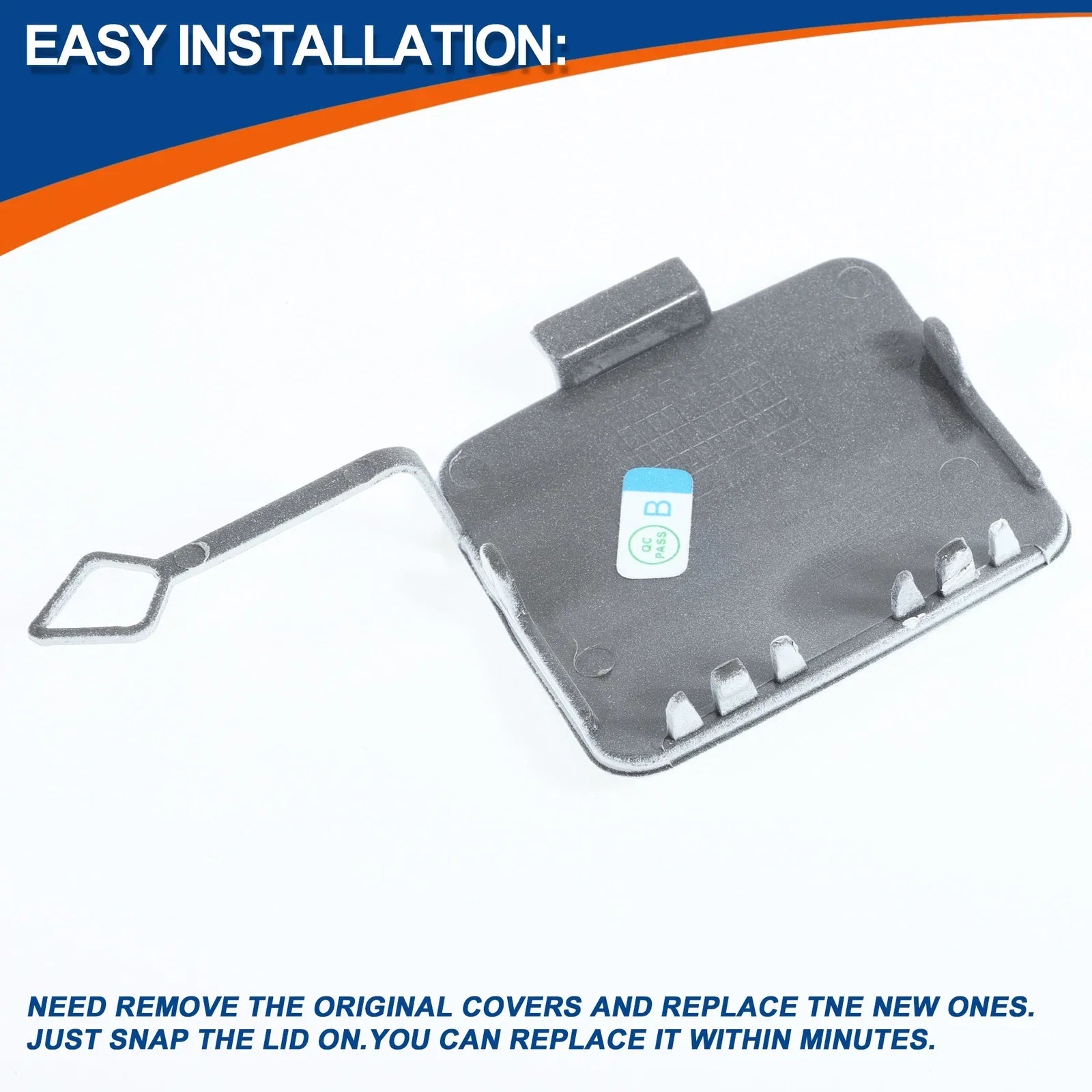 Front Tow Hook Cover for BMW 1 Series F20 Pure White