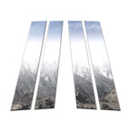 Chrome Pillar Post Covers 4Pc for Acura TSX Sedan (2009–2014)