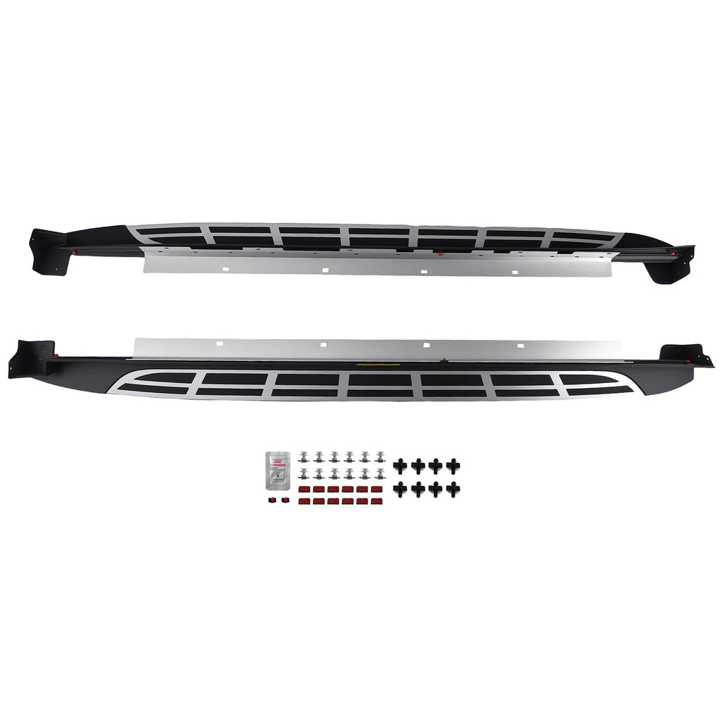 Running Board Side Steps for Kia Telluride (2019–2024) Black Aluminum Pair