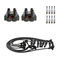 2X Ignition Coil Wires & Spark Plug Kit for Ford Crown Victoria V8 (1992–2011)