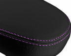 Console Lid Armrest Cover for Kia Soul (2014–2019) Purple Stitch
