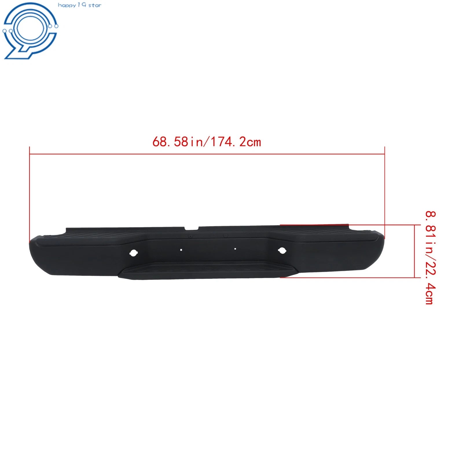 Rear Bumper with Step for Nissan Frontier (2005-2019)