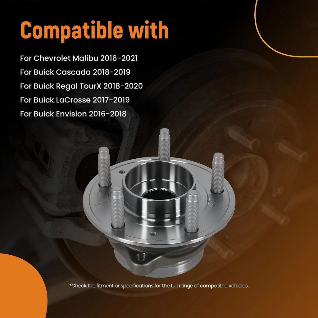 Front Wheel Hub & Bearing Assembly for Buick Regal (2018-2020)