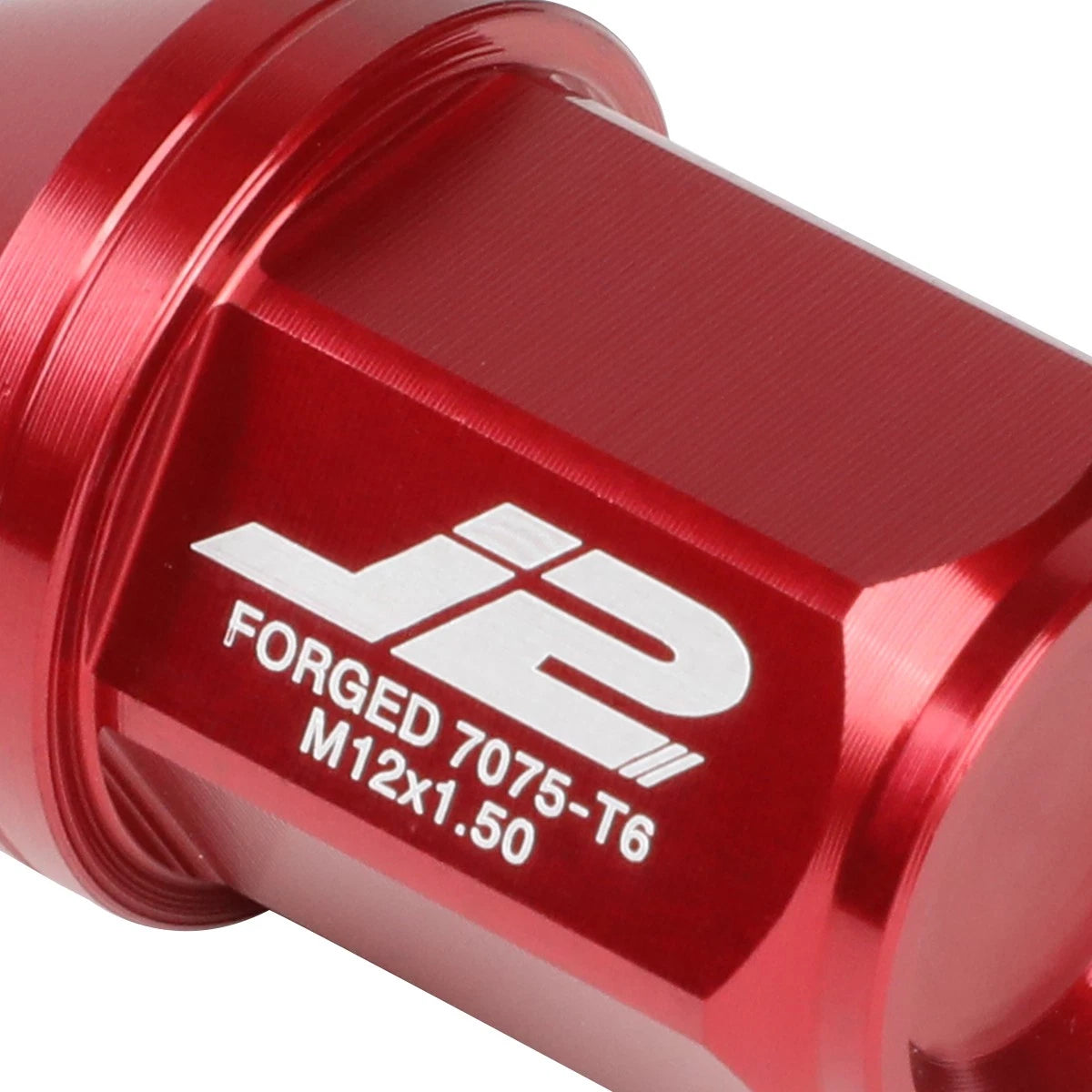 Set of 20 J2 7075 Forged Aluminum M12X1.5 Close-End Lug Nuts for Universal