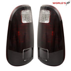 Set of 2 Smoke Tail Lights for Ford F-250 F-350 F-450 F-550