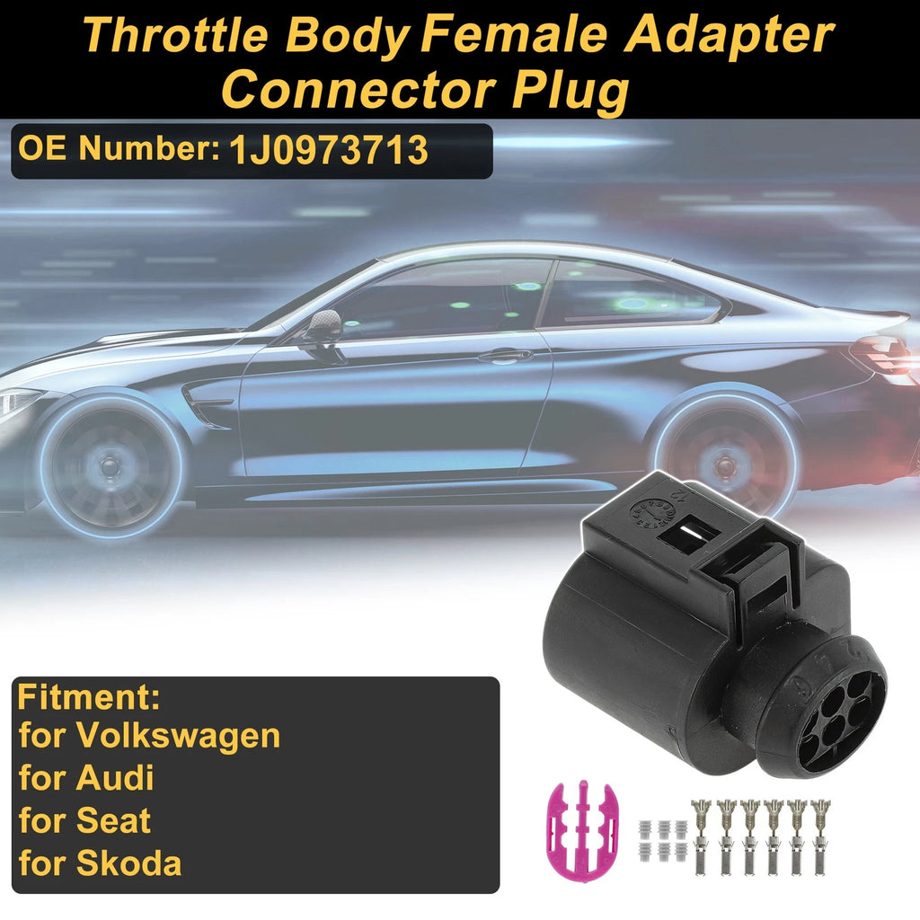 6 Pin Throttle Body Connector for VW Audi 