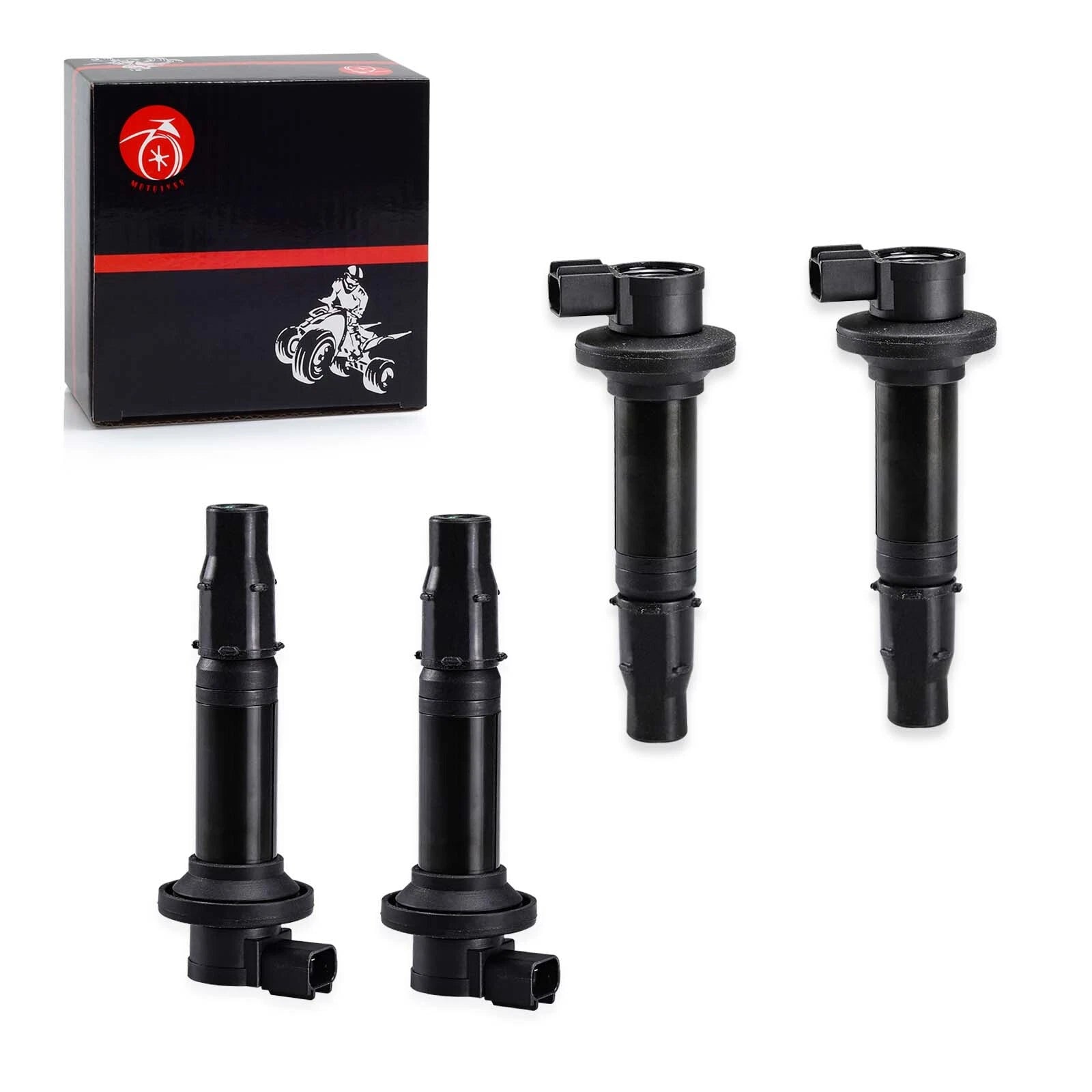Set of 4 Ignition Coils for Yamaha YZF-R6 (1999–2002) 5EB-82310-00-00