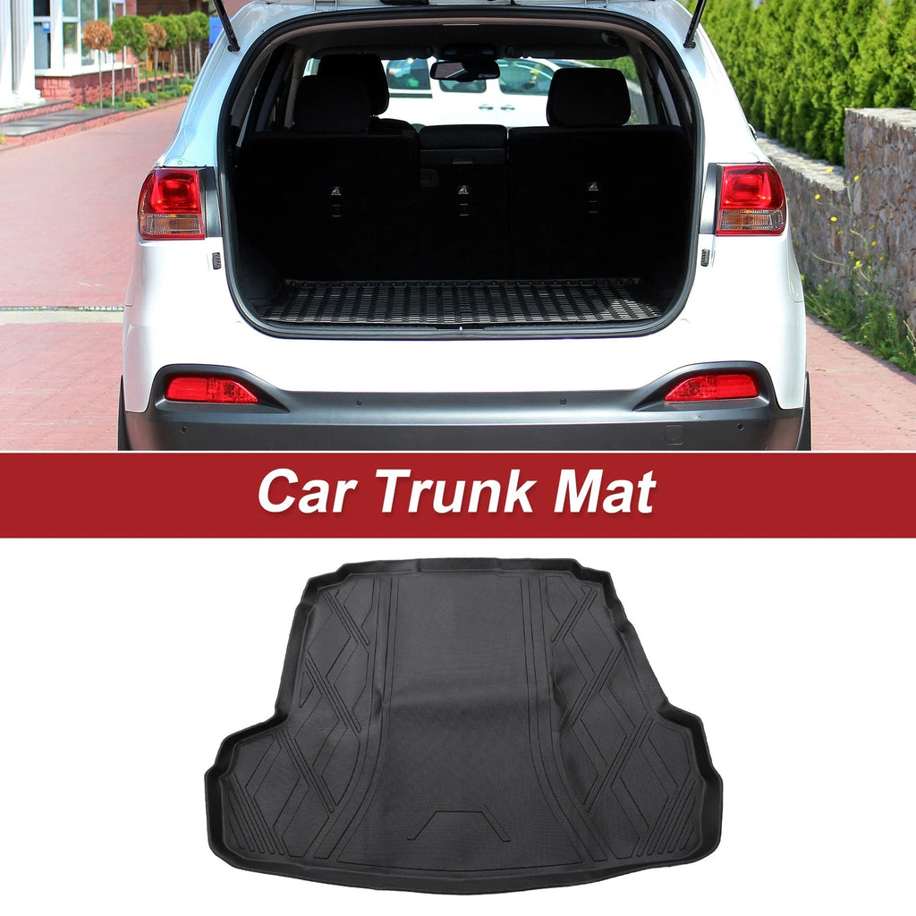 Cargo Liner Rear Trunk Mat for Hyundai Sonata (2011–2014) TPE Diamond Pattern