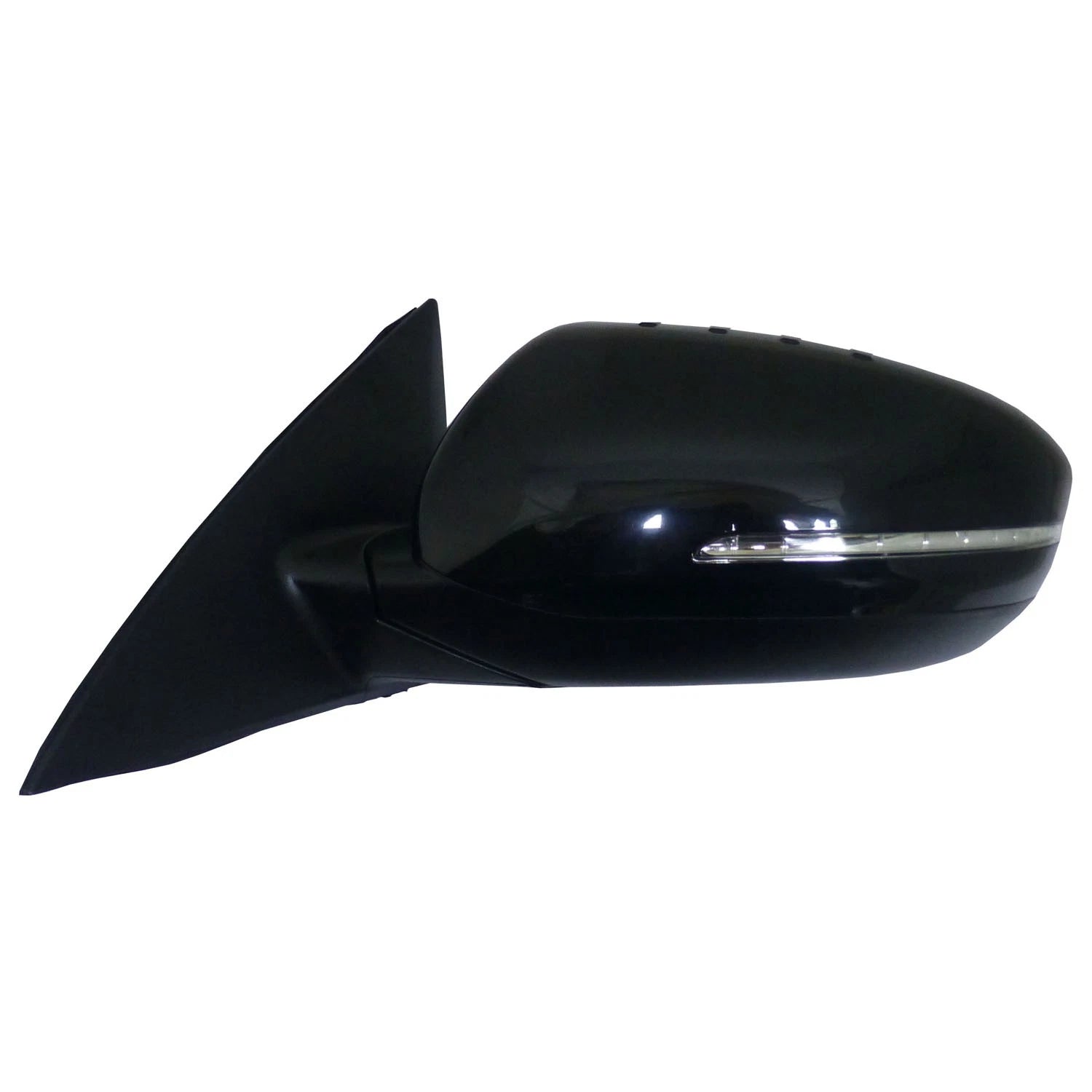 Replacement Ready to Paint Driver Power Door Mirror w/Heated Glass w/Turn Signal