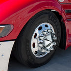 Chrome Lug Nut Covers Push-On 33mm for Toyota Tacoma (2012–2023)