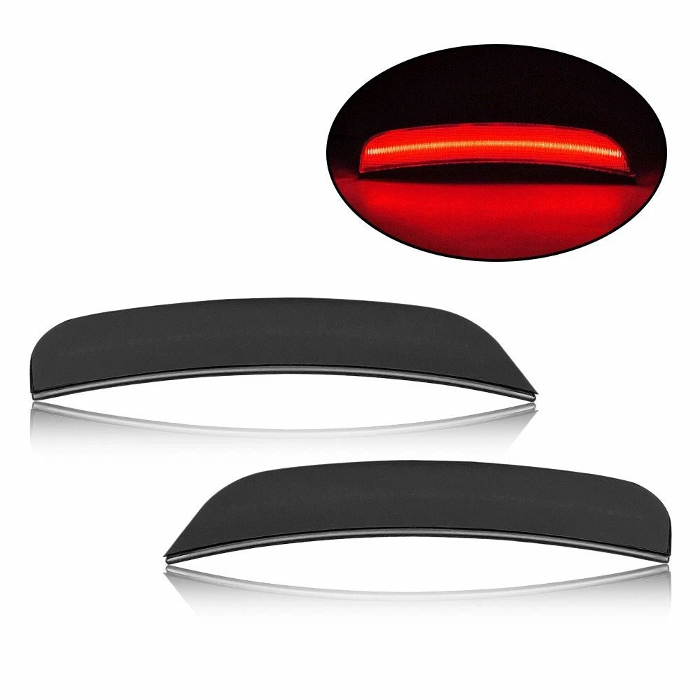 Red LED Side Marker Light for Chrysler 300 (2015–2023) Smoked Lens