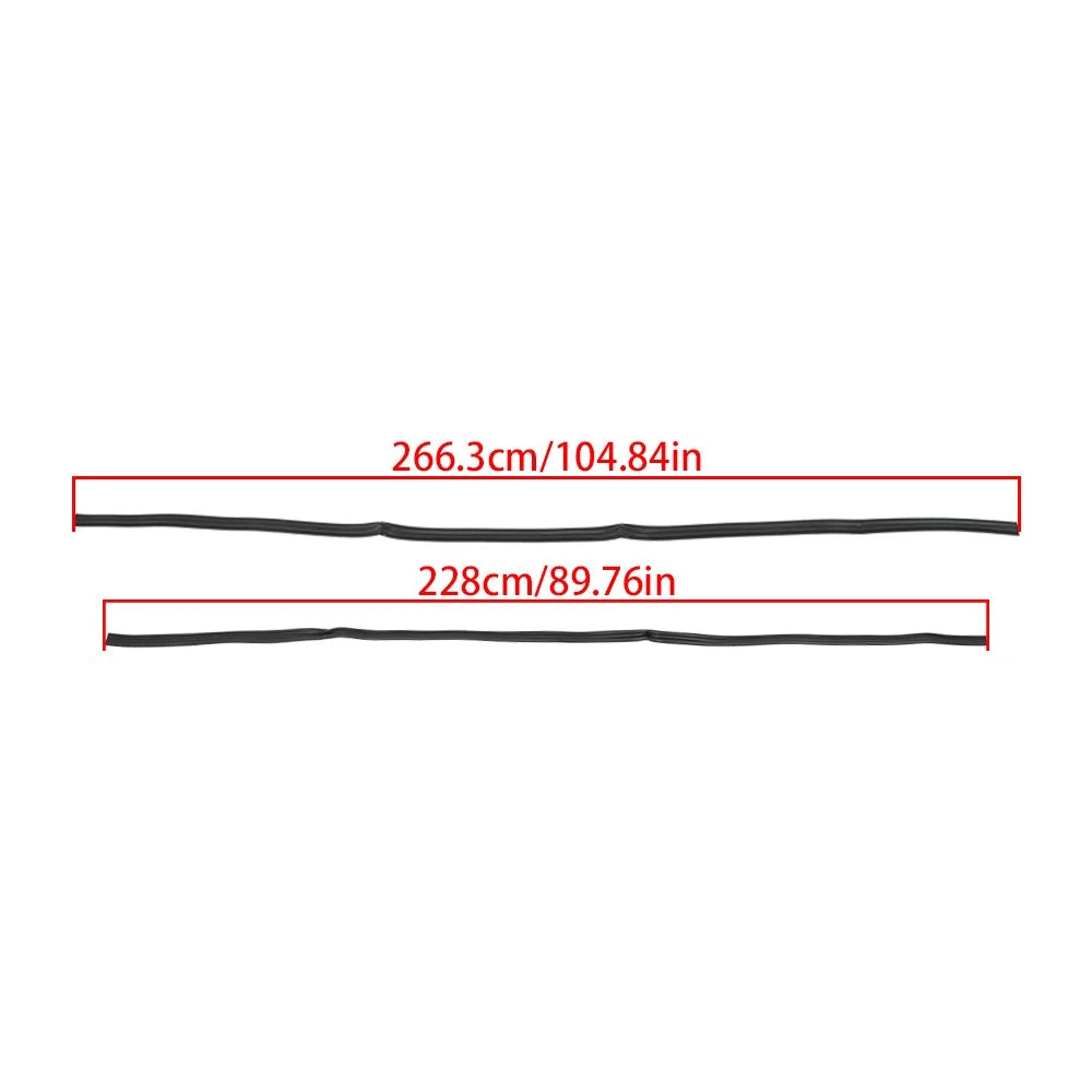 4X Door Glass Run for Toyota Land Cruiser LX450 FJ80 FZJ80 (1991–1997) 6814160010