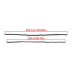 4X Door Glass Run for Toyota Land Cruiser LX450 FJ80 FZJ80 (1991–1997) 6814160010